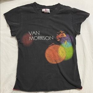 Van Morrison Black Graphic T-Shirt